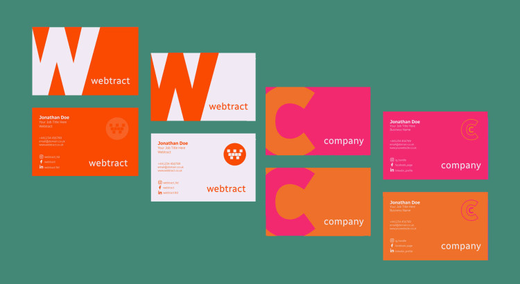 You will get a professional business card for your Brand